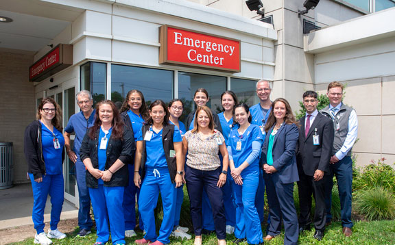 Staff at Milford Hospital